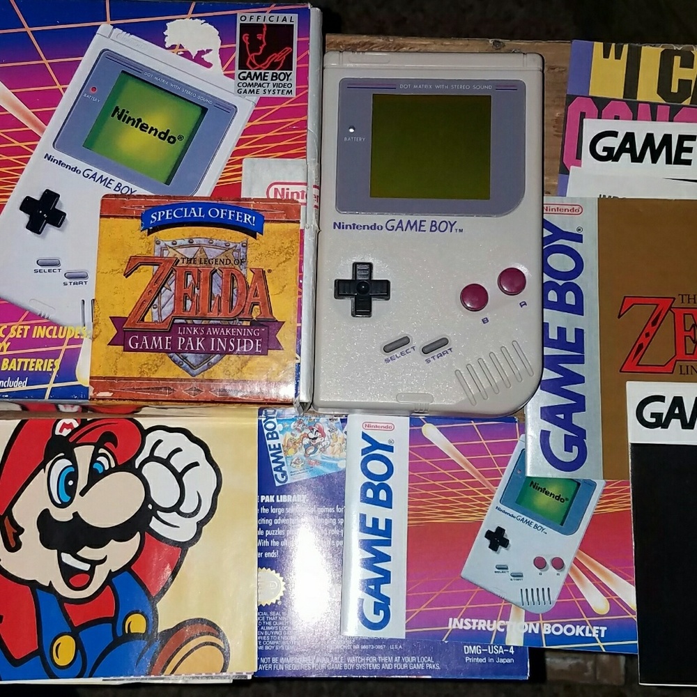 Original Nintendo gameboy. Zelda edition.